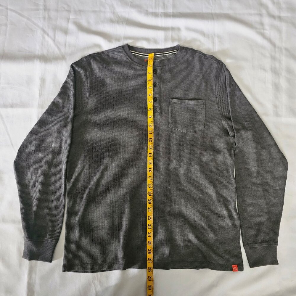 The American Outdoorsman Men's Long-Sleeve Waffle Henley Shirts Size Large - Picture 10 of 10